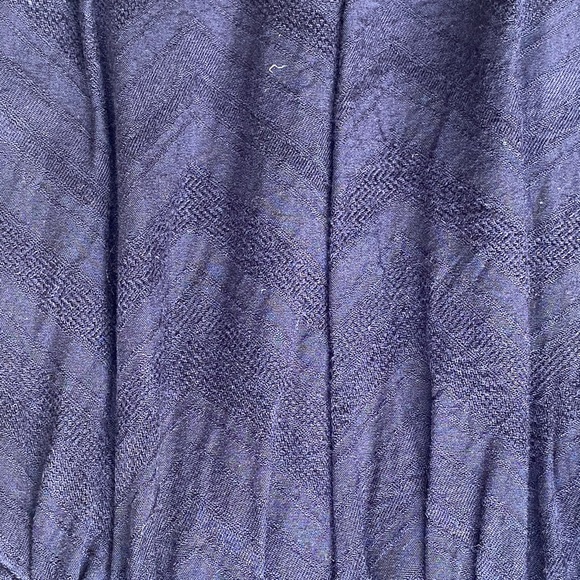 Navy Textured Tank with Ruffles - Picture 6 of 6